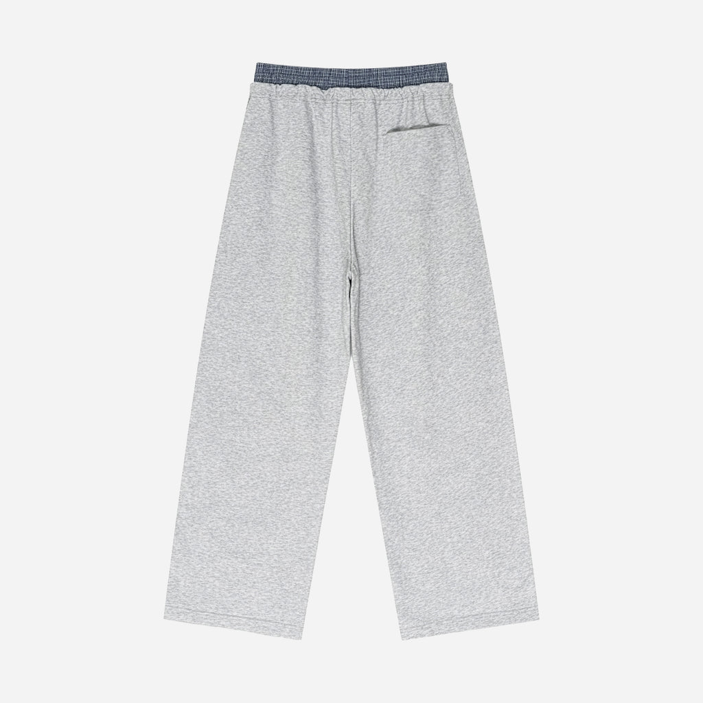 Gray sweatpants on a white background