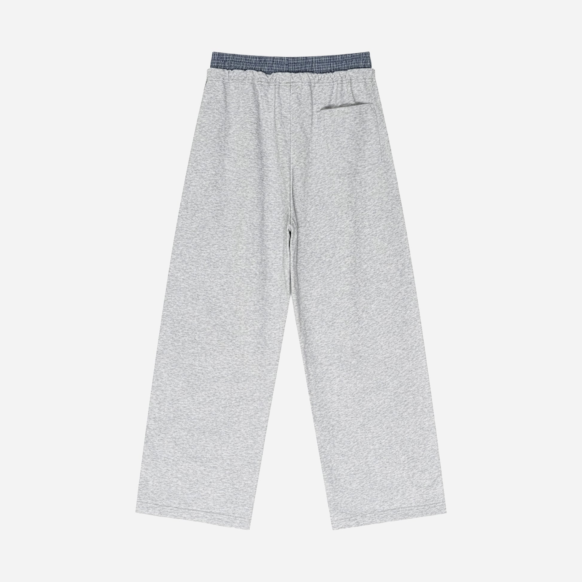 Gray sweatpants on a white background
