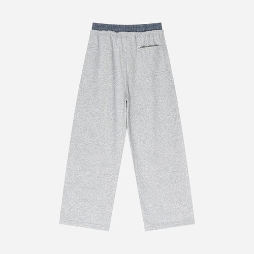 Gray sweatpants on a white background