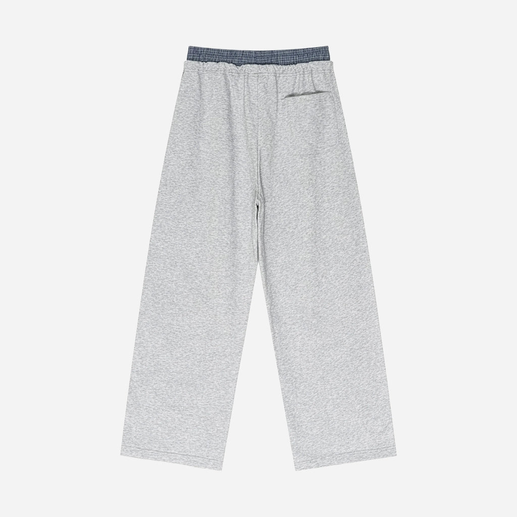 Gray sweatpants on a white background