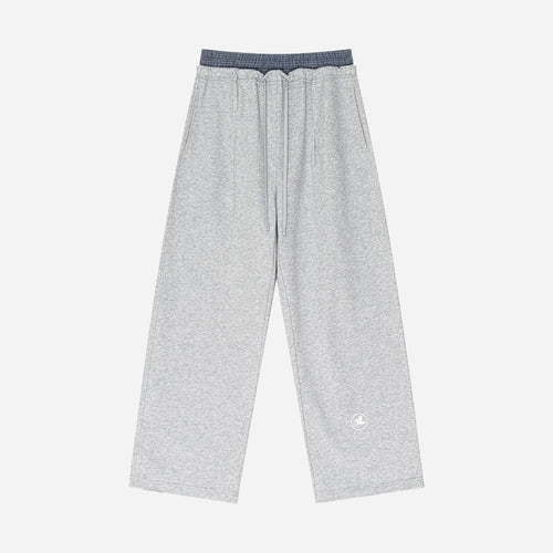 Gray sweatpants on a white background