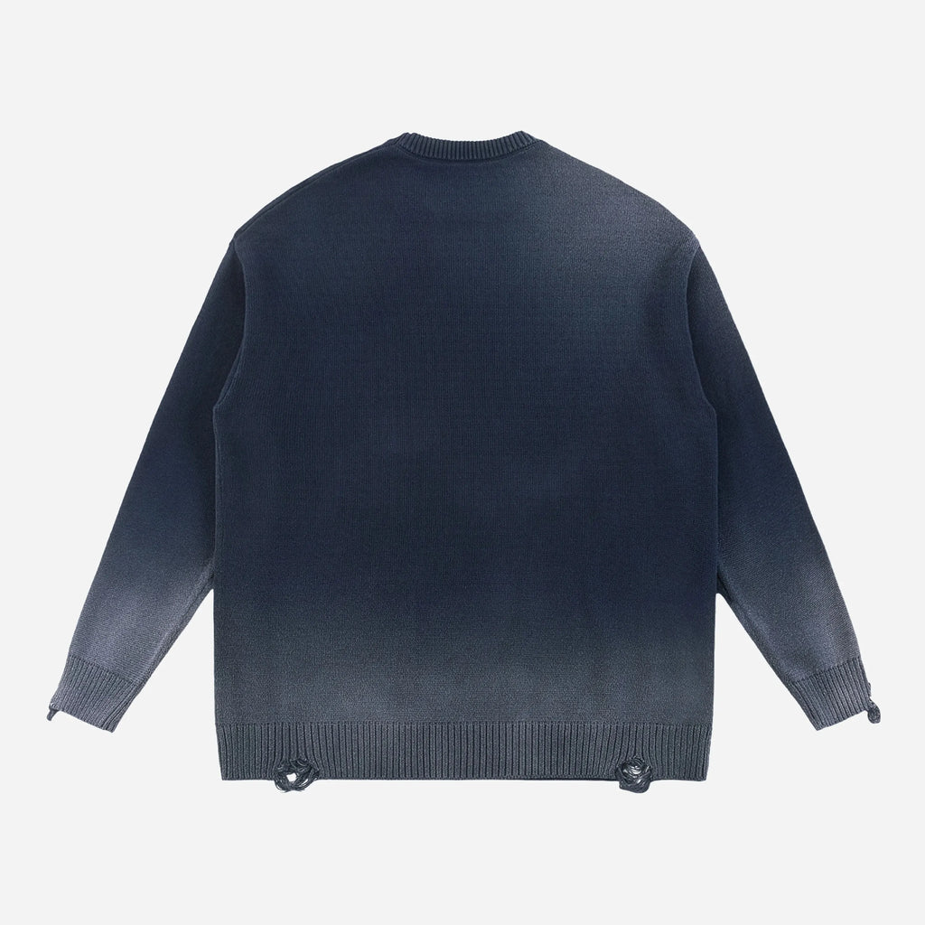 Dark gray sweater by VENT D'HIVER on a white background
