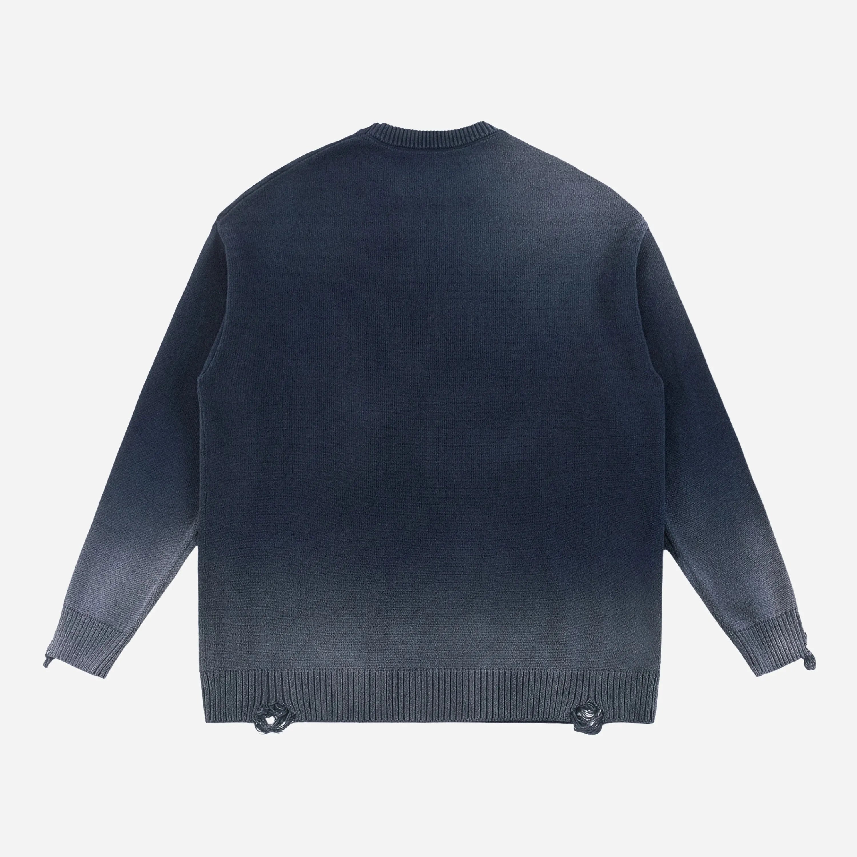 Dark gray sweater by VENT D'HIVER on a white background