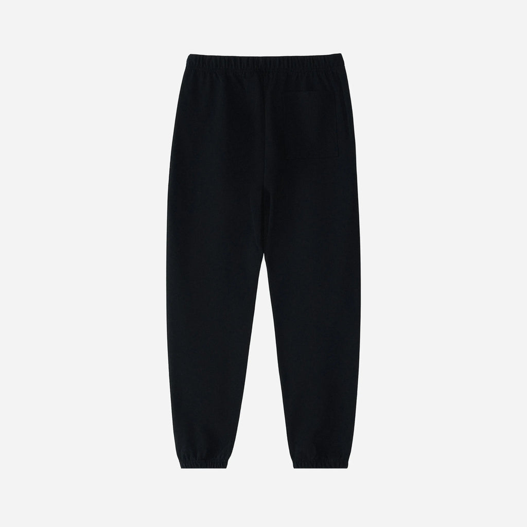 Black sweatpants pants by VENT D'HIVER on a white background