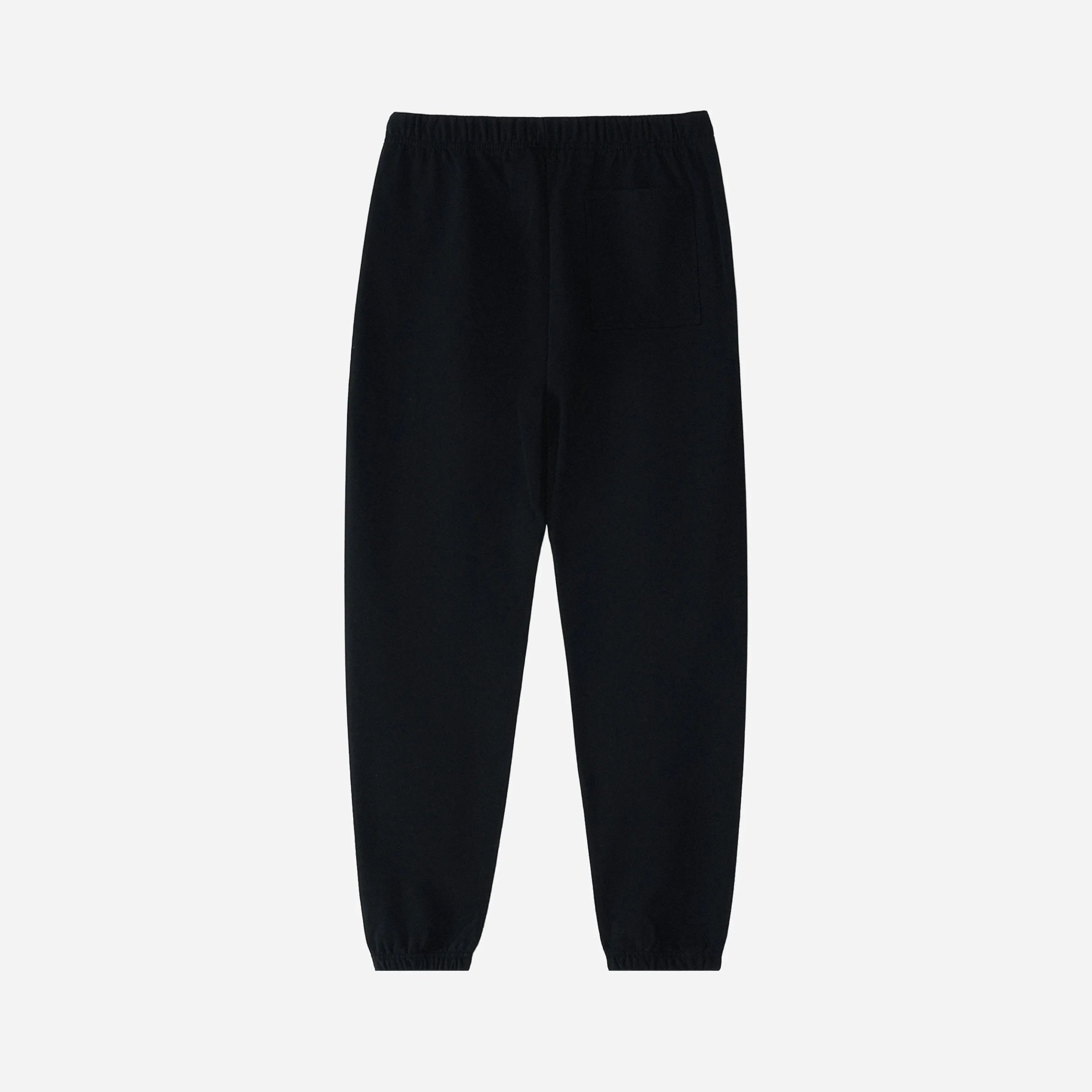 Black sweatpants pants by VENT D'HIVER on a white background